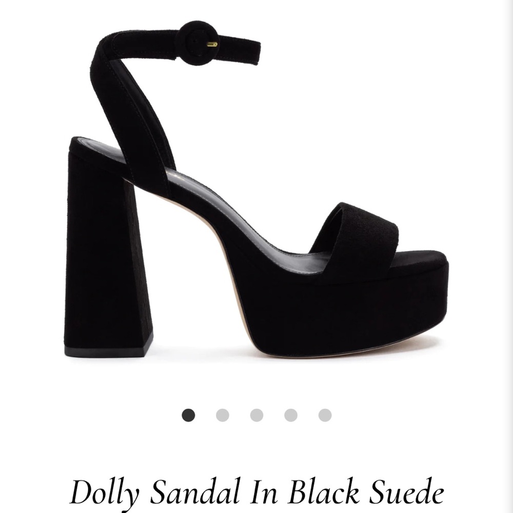 Larroude Dolly Sandal in black